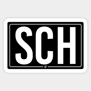 SCH 47 - Driver Tag Sticker